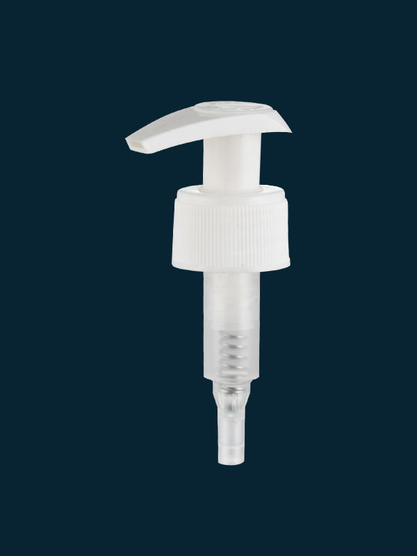 28/410 Left-right white plastic lotion pump